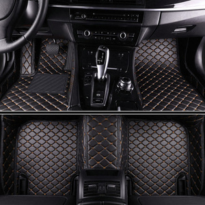Set Completo di Lusso LC di 5 Tappetini <span class=keywords><strong>per</strong></span> Auto in Poliestere, Spessore 20mm, Durevoli, Eleganti, Facili da Pulire, Protezione Interna - Product Image 1