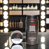 Fibras Capilares Veganas para Hombre, Estilo Americano, para Dar Volumen al Cabello, 100% Naturales, Seguras, 18 Colores, Personalizables OEM