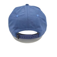 Custom 5 Panel Ongestructureerde Nylon Snapback Met Touw Aan De Voorkant