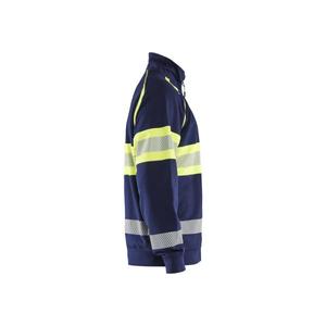 BLAKLADER - 355111588933XXL Suéter Hi-Vis Azul marino/Amarillo-EAN 7330509838648 ROPA DE TRABAJO DE LA HI-VIS - Product Image 4