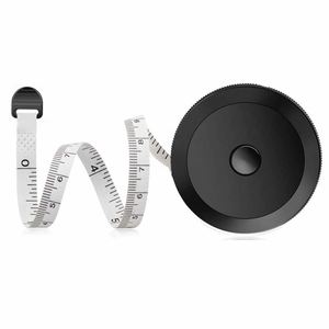 Custom Soft <b>Tape</b> Retractable White <b>Measure</b> Measuring <b>Tapes</b> for Tailor Cloth Knitting Craft Body Measurements - Product Image 2