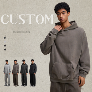 Sudadera con Capucha para Hombre, 480G, Resistente al Viento, Cálida, Vintage, 100% Algodón, con Logotipo Personalizado, Fabricante, Alta Calidad, Estilo Moderno - Product Image 3