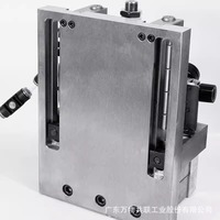 ANDUUK Étau pneumatique multifonctionnel avec deux cylindres, durable, appareil robuste pour machines-outils CNC