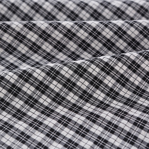 Warna kustom 100% katun ringan benang dicelup kain garis untuk pakaian resor rok mode tas pemadaman penutup tirai - Product Image 4