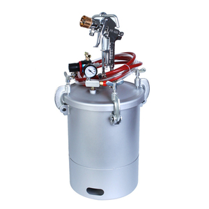 Recipiente Neumático para Pintura de 15L (1/2 Galón) con Conjunto de Manguera de Aire y Fluido, Sistema de Pulverización de Pintura - Product Image 5