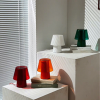 Lampe de table moderne en métal flexible avec abat-jour en forme de dôme, LED électrique, base E27, colorée, pour la maison