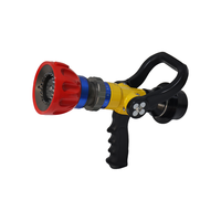 Buse de pulvérisation à jet guidé Machino Volla 4-5-6.5-8L/s, raccord mâle, pour lutte contre l'incendie, débit 0.60 MPa, portée 34.2m
