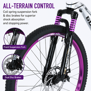 <span class=keywords><strong>Vélo</strong></span> <span class=keywords><strong>de</strong></span> montagne <span class=keywords><strong>de</strong></span> 27,5 pouces, cadre en alliage d'aluminium à suspension arrière, 8 vitesses, <span class=keywords><strong>vélo</strong></span> <span class=keywords><strong>de</strong></span> descente léger avec freins à disque mécaniques - Product Image 4