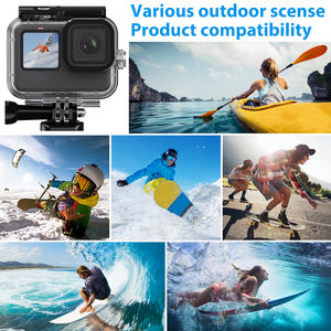 Funda Impermeable HONGDAK para <span class=keywords><strong>GoPro</strong></span> <span class=keywords><strong>Hero</strong></span> 13 12 11 10 <span class=keywords><strong>9</strong></span> Negra, Carcasa de <span class=keywords><strong>Buceo</strong></span> de 60 m, Protección Anticaídas, Carcasa Protectora Contra Rayones - Product Image 6