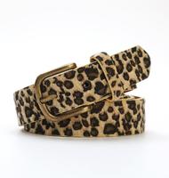Offre Spéciale Dame Ou fille Maigre Léopard Ceinture Avec Boucle Ardillon Ceinture Pour Robe Longue Usine Ont En stock