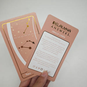 مصنوعة خصيصًا من رقائق الذهب ، بطاقات التارو أوراكل المقاومة للماء ، ورق طباعة نبوءة كلاسيكي ، بطاقات التارو ذات حافة ذهبية شخصية أصلية - Product Image 2