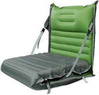 Matelas de camping gonflable, chaise inclinable pliante 2 en 1, lit d'air, tapis de couchage pour le camping en plein air