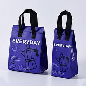 Bolsa Refrigerada Personalizada con Logotipo de Muestra Gratuita para Bebidas Frías y Calientes Pequeñas y Entrega de Alimentos, Bolsa Térmica para Llevar - Product Image 1