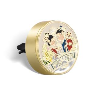 Diffuseur d'air en métal créatif de haute qualité avec logo imprimé pour couple romantique, design de style chinois - Product Image 6