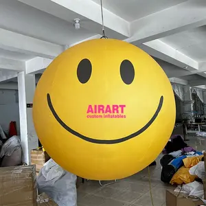 Suspendre la boule suspendue gonflable de ballon décoratif à vendre le visage gonflé