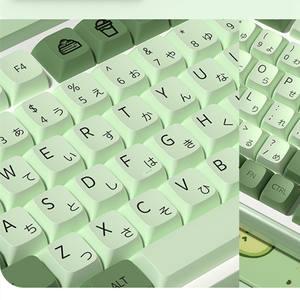 Varios diseños Xda Keycaps US/JP/KR/<span class=keywords><strong>ES</strong></span>/104/RU/FR/DE Keycaps Matcha/Shimmer PBT DYE-SUB para 87/98/68/Teclado mecánico - Product Image 6