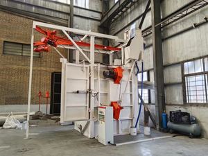 Machine de sablage vertical de type crochet Q37 avec <span class=keywords><strong>moteur</strong></span> et boîte de vitesses certifiée CE ISO, incluant la formation à l'installation - Product Image 4