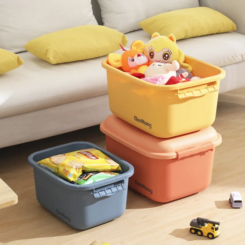 2L taşınabilir çeşitli eşyalar aracı tıp depolama organizatör İşlevli çocuk giysileri oyuncaklar şeffaf plastik saklama kabı