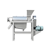 Industriële automatische roestvrijstalen 304 fruit- en groentesapverwerkingslijn koudpers sapcentrifuge machine voor appels, sinaasappels en bananen