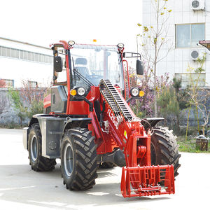 لودر خشبي محمل للعجلات الأمامية حمولة معالجة خشبية مع طن رافعة سريعة للعجلات الصغيرة Wolf - Product Image 2