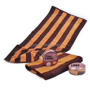 Asciugamano da Spiaggia Ecologico Personalizzabile, Compresso Magico di Grandi Dimensioni, Lussuoso 100% Cotone Jacquard, Asciugamano da Bagno Compresso - Product Image 1
