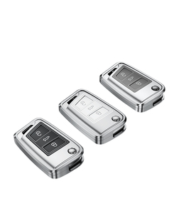 Funda Protectora para Llaves de Coche de Aleación de Aluminio para Volkswagen Tiguan L Lavida Plus Golf 7 Polo Skoda <span class=keywords><strong>VW</strong></span>, Llaveros, Bolsa para Llaves - Product Image 5