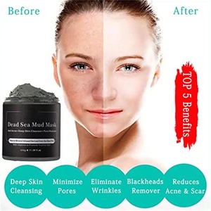 Masque de boue de la mer morte <span class=keywords><strong>pour</strong></span> le visage <span class=keywords><strong>Produit</strong></span> de beauté du corps <span class=keywords><strong>pour</strong></span> le contrôle de l'huile Le <span class=keywords><strong>nez</strong></span> élimine les points noirs rétrécit les pores Nettoyage en profondeur Soins de la peau - Product Image 5