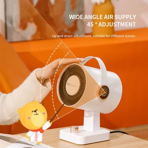 Taşınabilir ısıtıcı fanı 2 In 1 Combo masaüstü elektrikli küçük soğutma ve ısıtma fanı taşınabilir kapalı kullanım için PTC seramik uzay ısıtıcı - Product Image 2