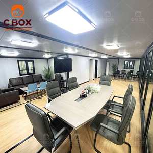 Cbox Luxury 40ft, hôtels modulaires de camping, bâtiments de bureaux pliables, villas en panneaux sandwich, maison préfabriquée extensible en conteneur - Product Image 3