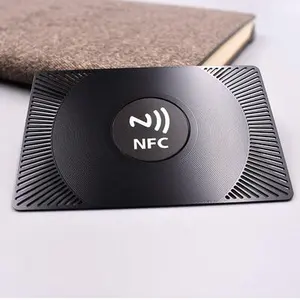 Factory price custom sublimation metal business card blank with nfc