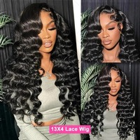 Perruque Lace Front HD 13x6 en Cheveux Humains Naturels Ondulés Profonds de Haute Qualité pour Femmes Noires – Prix de Gros