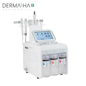 Dermasha 8 en 1 machine faciale Hydro Dermabrasion Oxygen Aqua Peel Jet blanchissant la peau serrant la machine de beauté