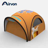 Tente gonflable Airvon pour événements et festivals, système de valve à pression à fonctionnement continu, promotion pour événements sur campus