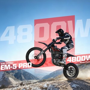 Moto tout-terrain électrique EM5 PRO 4000W avec moteur à engrenages, batterie 60V 27AH, vitesse 70KM/H - Product Image 2