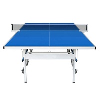 Table de tennis de table standard en aluminium de 6 mm, table de ping-pong pliable imperméable pour l'extérieur