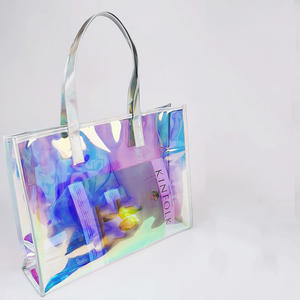 Venta al por mayor de alta calidad reutilizable clara de pvc personalizado impreso bolsa de - Product Image 2