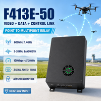 Émetteur-récepteur anti-brouilleur SDR pour liaison vidéo et télémétrie aérienne et terrestre 600 MHz/1,4 GHz OFDM longue portée 50 km pour drone