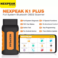 Herramienta de Diagnóstico Profesional para Automóviles NEXPEAK K1 PLUS, Escáner OBD2 para Diagnóstico Completo del Sistema, Reinicio de ABS, Lector de Códigos DPF IMMO