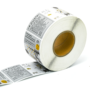 Customized Self-<strong>Adhesive</strong> Roll Labels Waterproof Matte Silver PET <strong>Vinyl</strong> Private Wine &amp; Beer Label <strong>Sticker</strong> for Packaging - Product Image 2