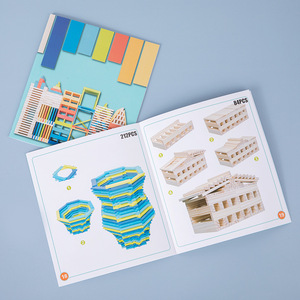 Dominos empilés haut, équilibre de construction intellectuelle pour enfants blocs de bois jouets d'éducation précoce personnalisés. - Product Image 5