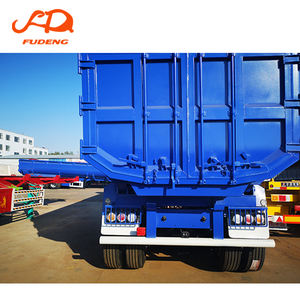 Semirremolque Volquete Trasero de 3 Ejes de Alta Capacidad de Carga, Semirremolques Volquete de Descarga Trasera, Remolque Volquete para Residuos de Minería - Product Image 6