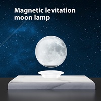Lampe de chevet lune à lévitation magnétique, impression numérique, écologique et élégante, pour la décoration intérieure et l'éclairage de bureau