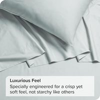 Cloudland 300 fils ensemble de draps en coton draps doubles doux avec style uni et motif solide literie en gros