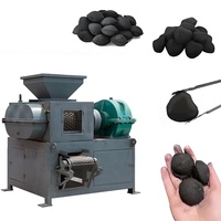 Presse à briquettes de charbon de bois en fer éponge de petite capacité 2 tonnes par heure avec moteur Capacité personnalisable