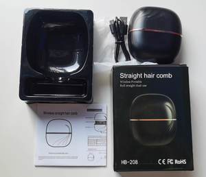 เครื่องหนีบผมมืออาชีพ ปี 2025 พร้อมแผ่นความร้อนขนาดพกพาสำหรับผมสั้น - Product Image 5