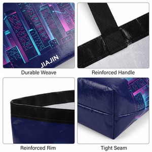 Sac de courses en PP tissé robuste avec fond renforcé <span class=keywords><strong>pour</strong></span> utilisation en chariot de courses à charge lourde - Product Image 3