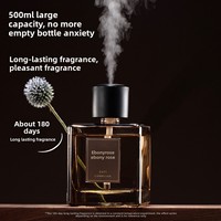 Diffuseur à bâtonnets en verre haut de gamme 500 ml – Ornement d'aromathérapie écologique pour une fragrance longue durée dans la chambre