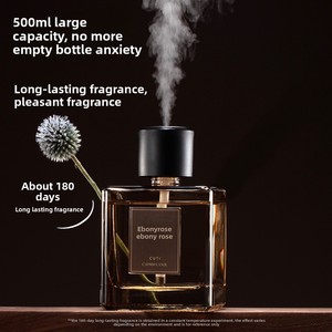 Difusor de Aromas de Vidrio de Alta Gama de 500 ml, Juego de Difusor de Varillas de Vidrio, Ambientador Ecológico para el Hogar, Adorno para una Fragancia Duradera en el Dormitorio - Product Image 3