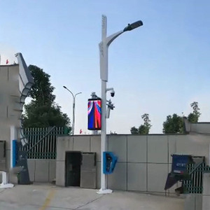 Thông minh năng lượng mặt trời đèn đường phố cực với LED hiển thị CCTV Camera New nhôm hồ sơ cho đường cao tốc sân bay ngoài trời đường cao tốc dự án - Product Image 6