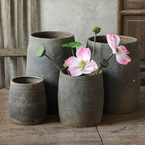 Jardinière <span class=keywords><strong>en</strong></span> <span class=keywords><strong>terre</strong></span> mate décorative d'intérieur et d'extérieur, jardin de maison, grands pots de fleurs <span class=keywords><strong>en</strong></span> céramique, vente <span class=keywords><strong>en</strong></span> gros - Product Image 5